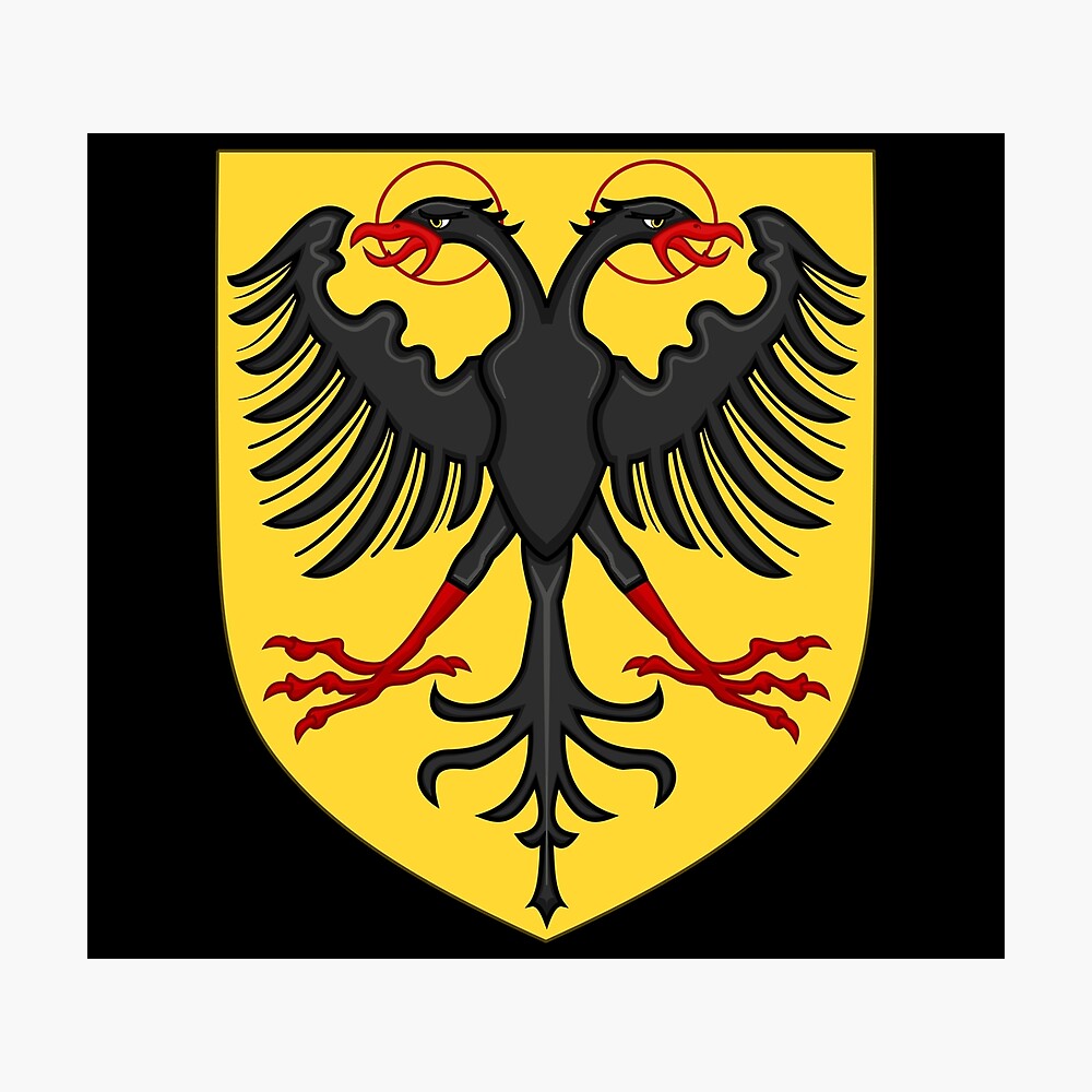 Heiliges Romisches Reich Wappen Mittelalterliche Heraldik Poster Von Signsandsymbols Redbubble