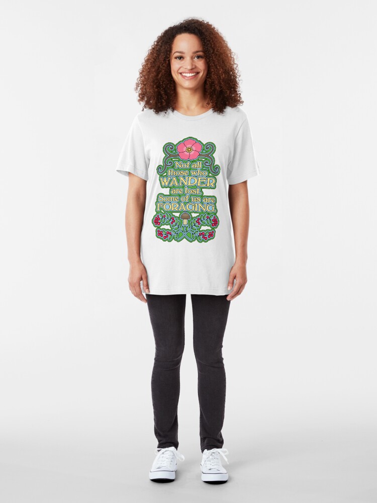 Alternate view of Some of us are foraging Slim Fit T-Shirt