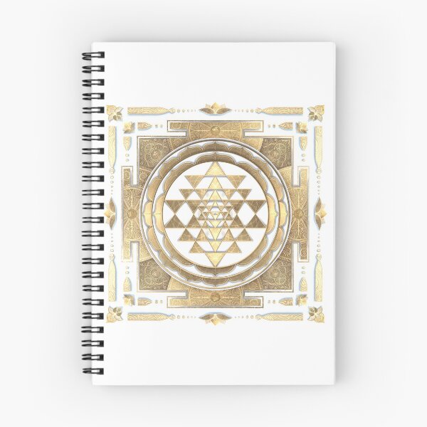 Artikelvorschau, GOLDEN SRI YANTRA (weißer Hintergrund) entworfen und verkauft von DigitalZealot.