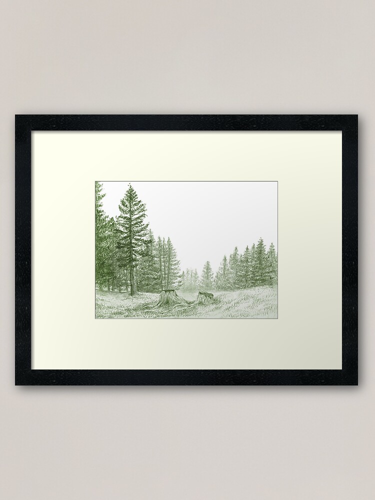 Alternate view of "Shinrin Yoku" Framed Art Print