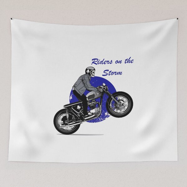 Item preview, Motorcycle Rider Skull designed and sold by mi-xo.