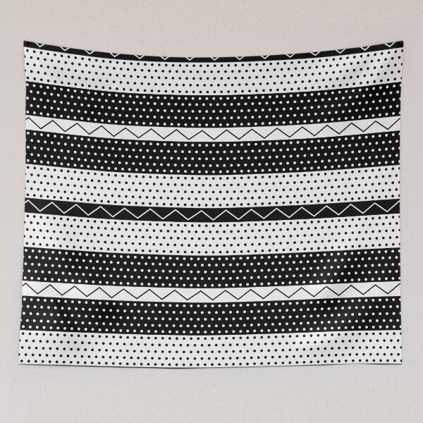 Item preview, Black and white dots and lines designed and sold by hellcom.