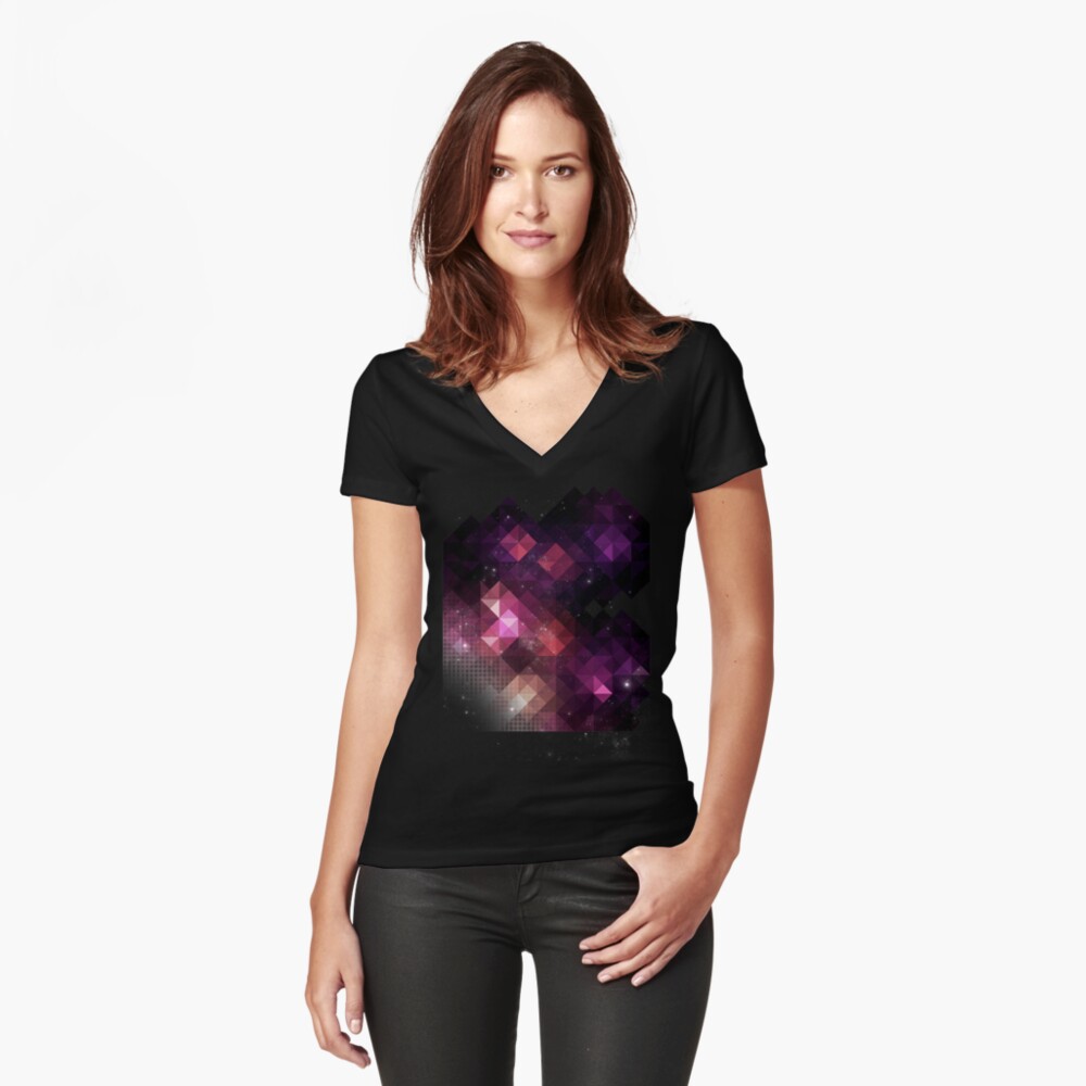 Item preview, Fitted V-Neck T-Shirt designed and sold by expo.
