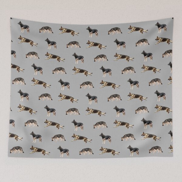 Item preview, German Shepherd Pattern (Grey) designed and sold by Jared Davies.