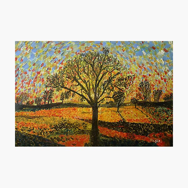 Item preview, Sunset With Black Trees designed and sold by Peter Pesta.