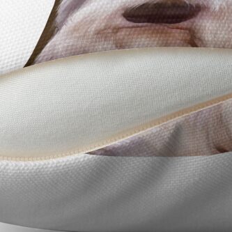 Thumbnail 2 of 3, Throw Pillow, "Love at First Sight" designed and sold by kcd-designs.