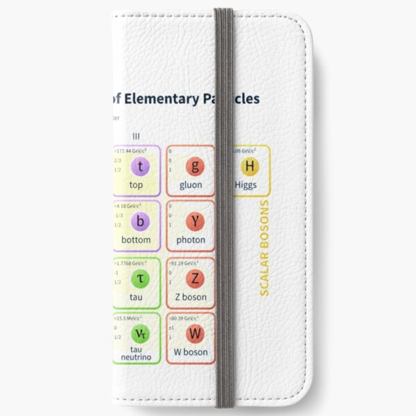#Standard #Model Of #Elementary #Particles iPhone Wallet