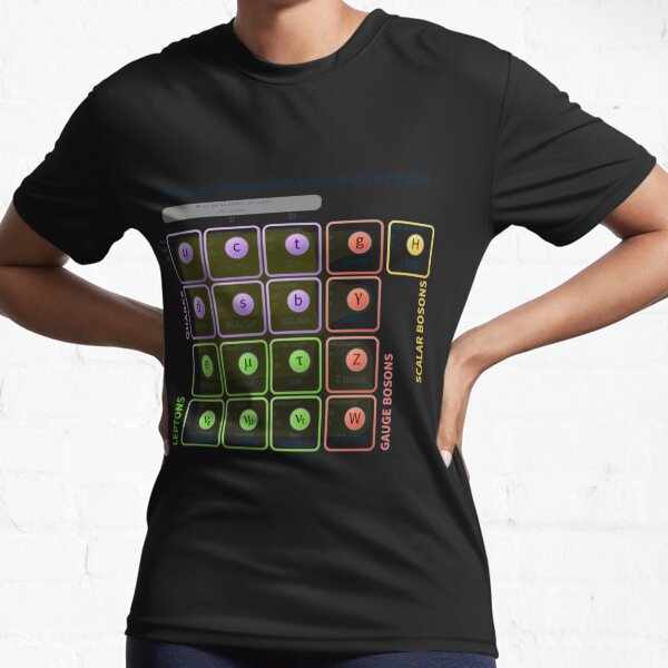 #Standard #Model Of #Elementary #Particles Active T-Shirt