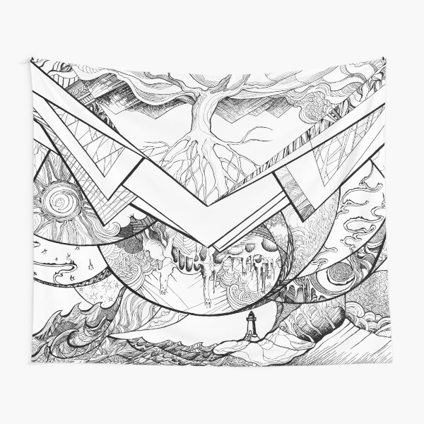The Mountains Falling Tapestry
