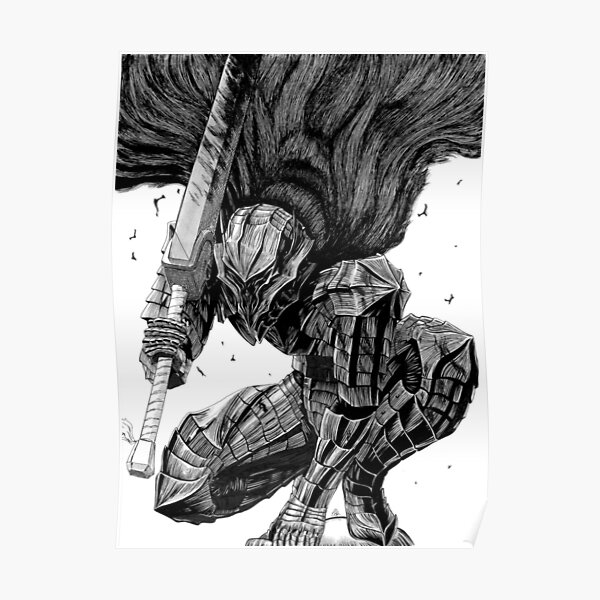Guts wolf armor Poster