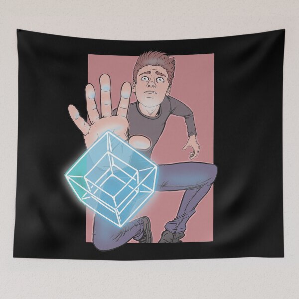 Item preview, Catching the Hypercube designed and sold by Elyse Illustrations.