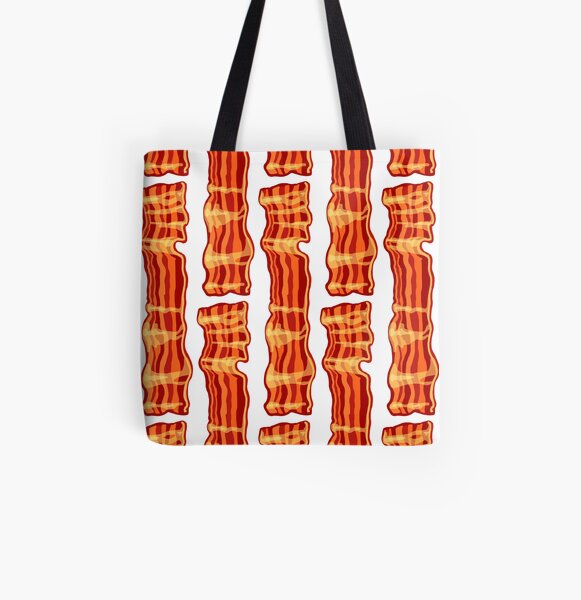 Yes, Bacon All Over Print Tote Bag