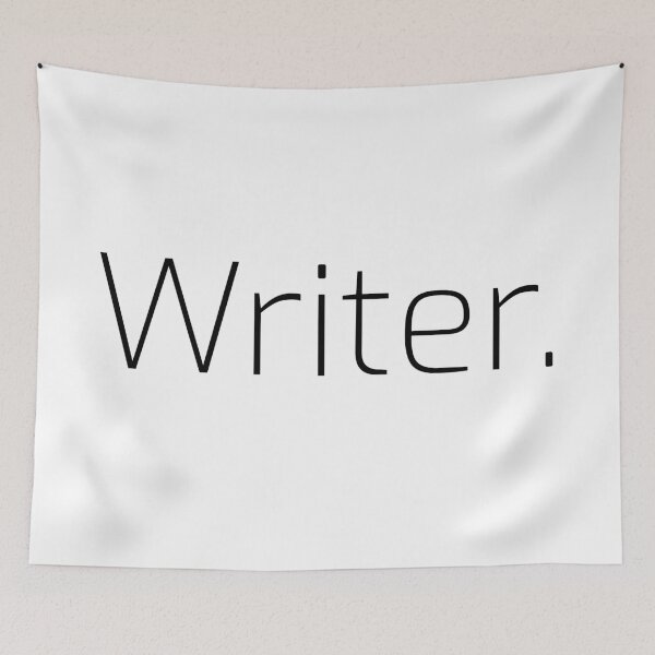 Item preview, Writer. (Thin Black Text) designed and sold by William Pate.
