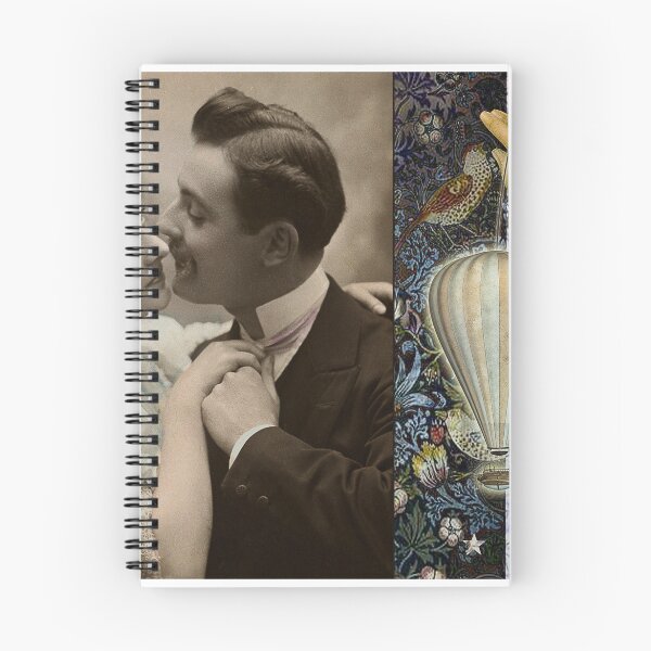 Item preview, Happy Couple Vintage Hard Journal Cover designed and sold by debsrockine.