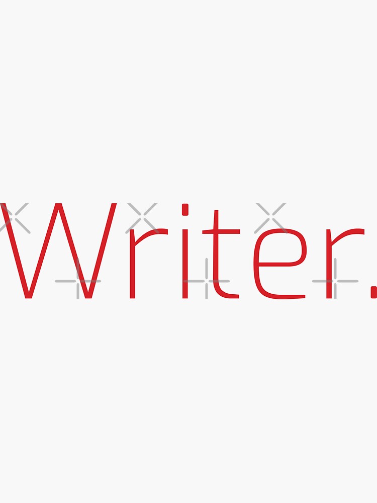 Copy of Writer. (Thin Red Text) by willpate