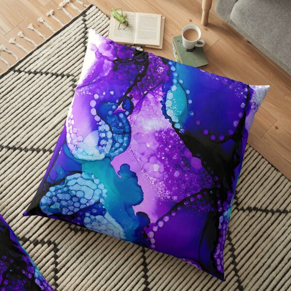 Purple Rain Floor Pillow