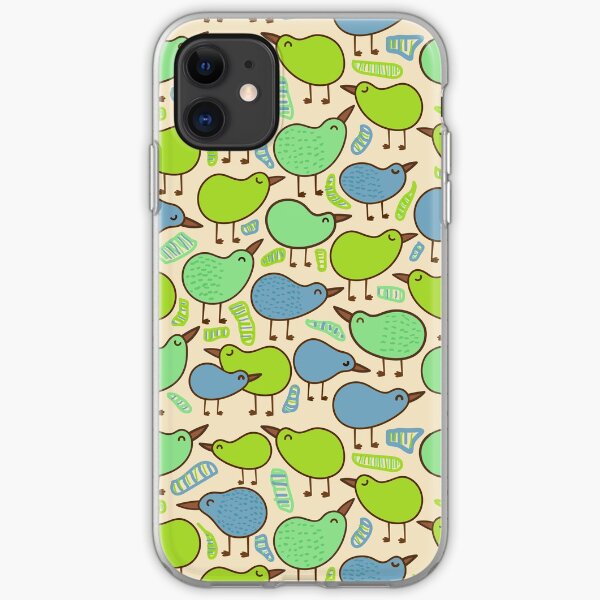 Kiwi bird party iPhone Soft Case