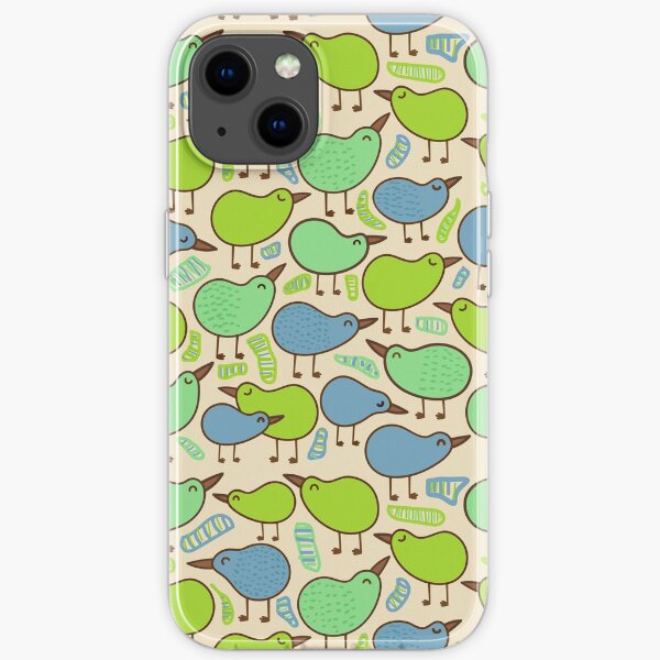 Kiwi bird party iPhone Soft Case