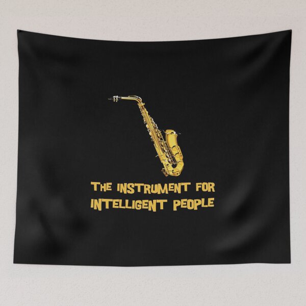 Item preview, Funny Saxophone product   For Intelligent People   Novelty Gifts For Musicians designed and sold by stuch75.