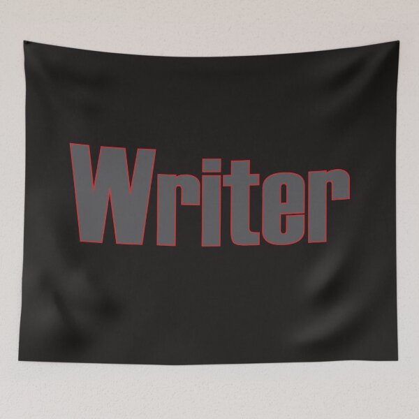 Item preview, Writer -- Black Text with Red Outline designed and sold by William Pate.