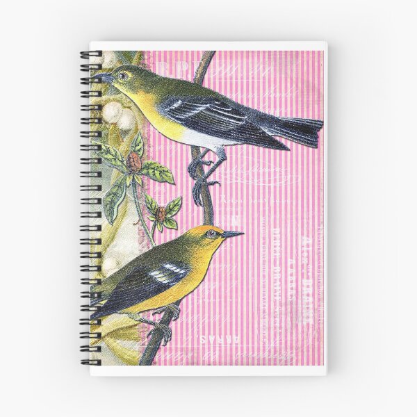 Item preview, Vintage Bird Hard Journal Cover designed and sold by debsrockine.