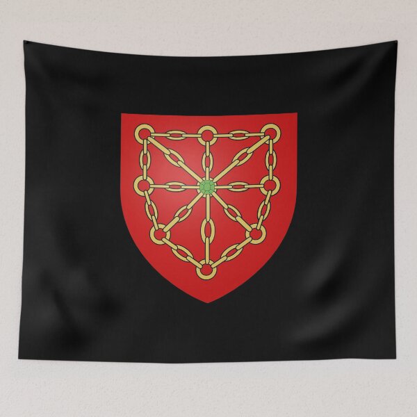 Item preview, Navarre Coat of Arms Medieval Heraldry designed and sold by signsandsymbols.