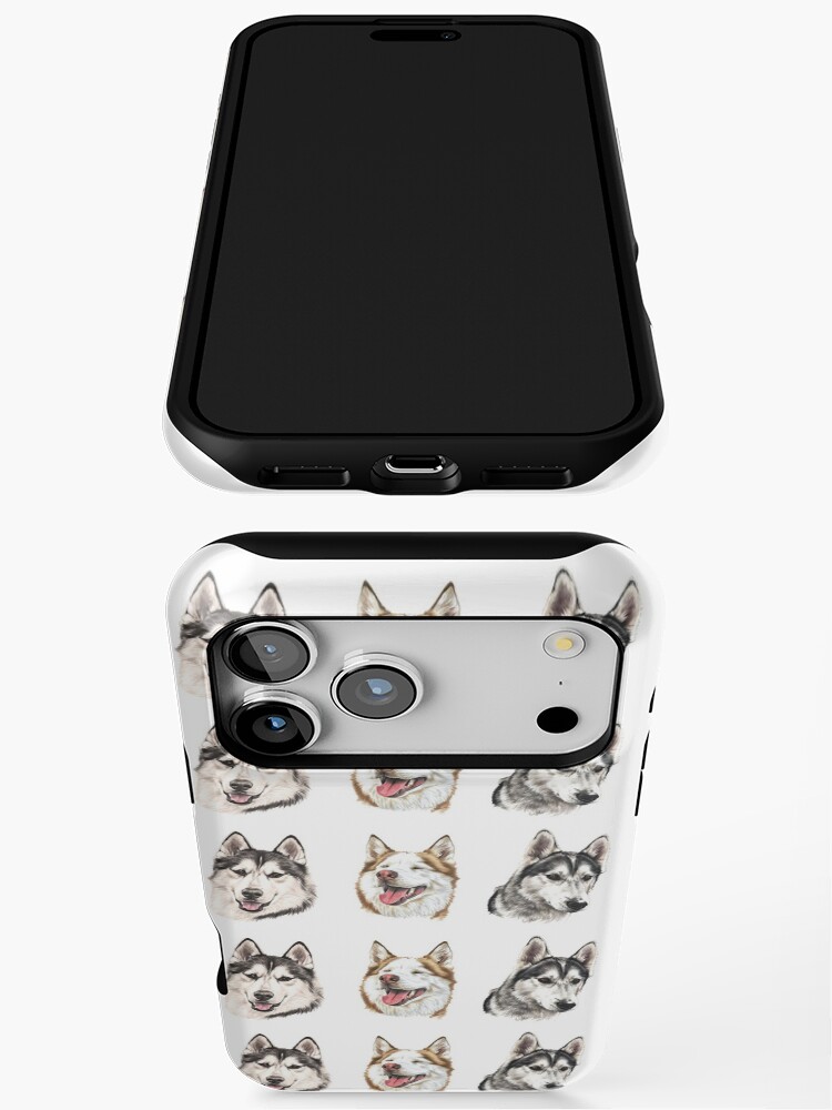 Husky trio iPhone Case