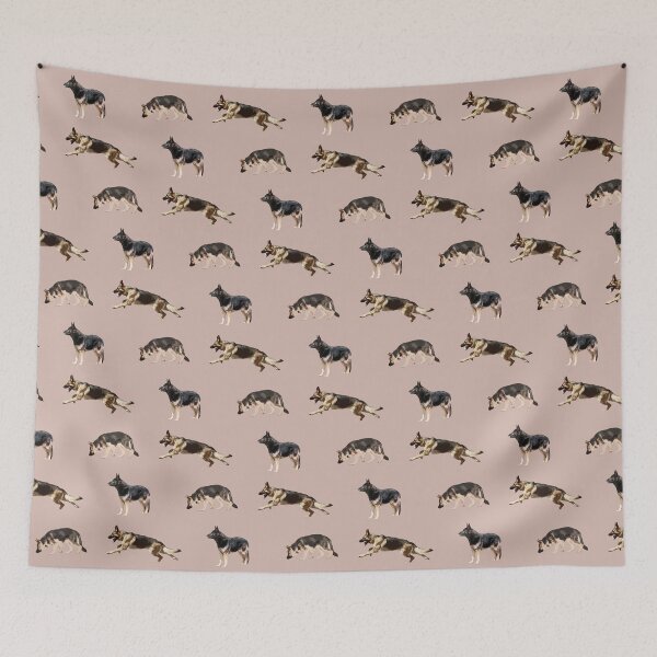 Item preview, German Shepherd Pattern (Pink) designed and sold by Jared Davies.