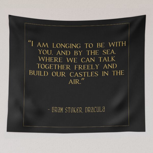 Item preview, Castles In The Air | Bram Stoker's Dracula | QUOTE GOTHIC WALL ART designed and sold by LanguidLustre.