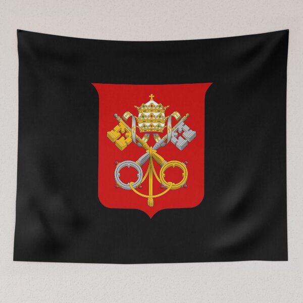 Item preview, Papacy Coat of Arms Medieval Heraldry designed and sold by signsandsymbols.