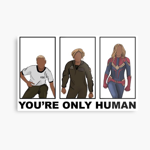 Only Human Metal Print