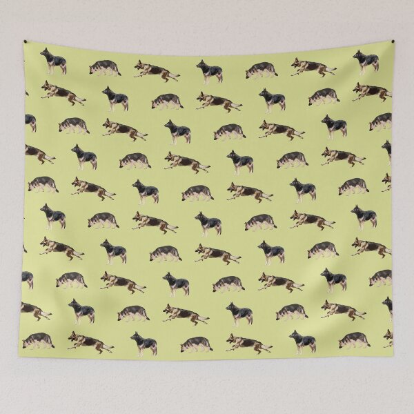 Item preview, German Shepherd Pattern (Yellow) designed and sold by Jared Davies.