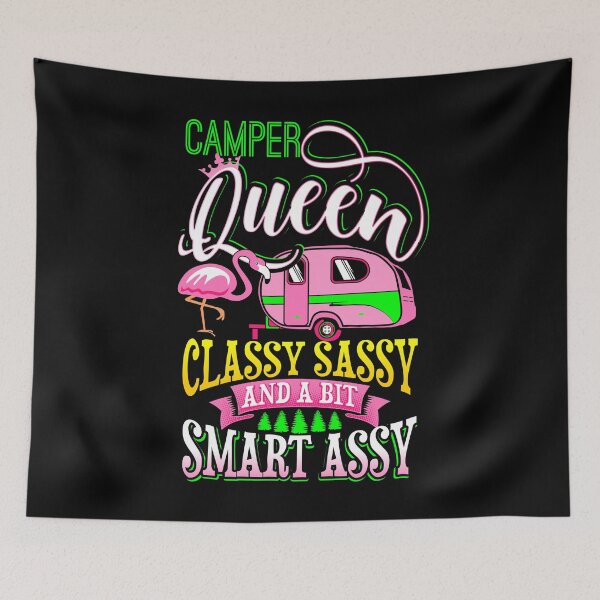 Item preview, Camping RV Camper Queen Classy Sassy Smart Assy Gift designed and sold by Adam and Marky.