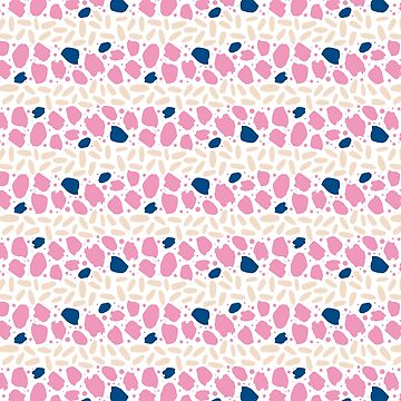 Artwork thumbnail, Abstract Lines and Dots in Peach by tinytenacious