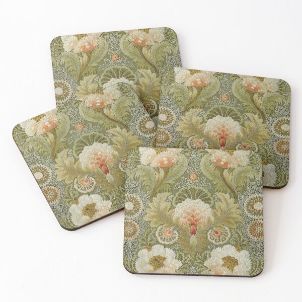 Item preview, Silk Embroidery with Flowers and Leaves designed and sold by Nikola Eftimov.
