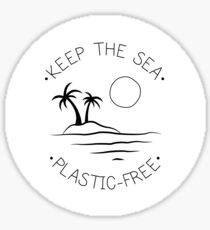 Keep the Sea Plastic-Free Sticker