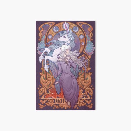 Lady Amalthea - The Last Unicorn Art Board Print