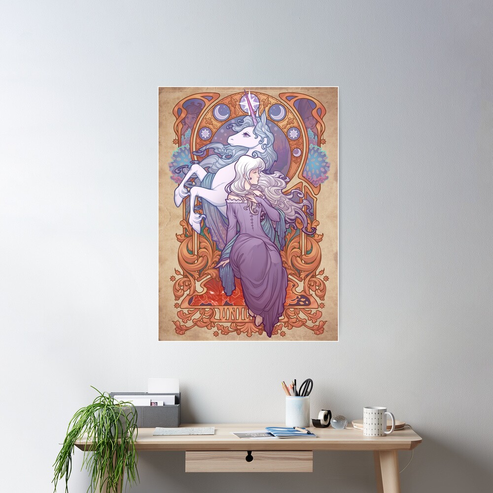 "Lady Amalthea Das letzte Einhorn" Poster von medusadollmaker Redbubble