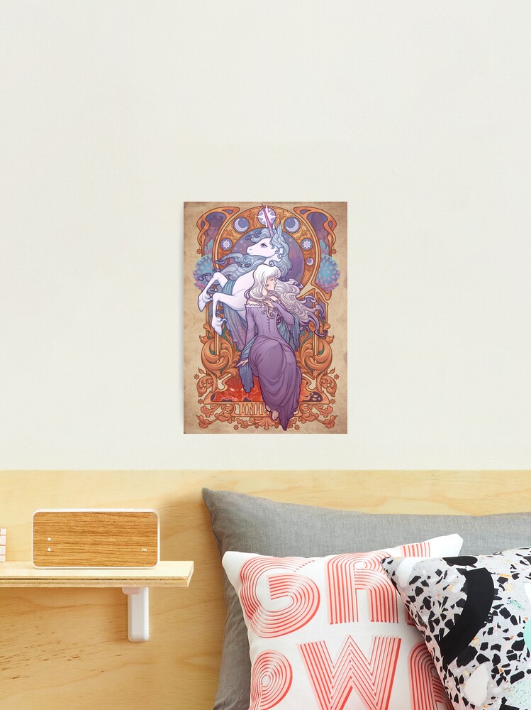 Photographic Print, Lady Amalthea - The Last Unicorn designed and sold by Medusa Dollmaker