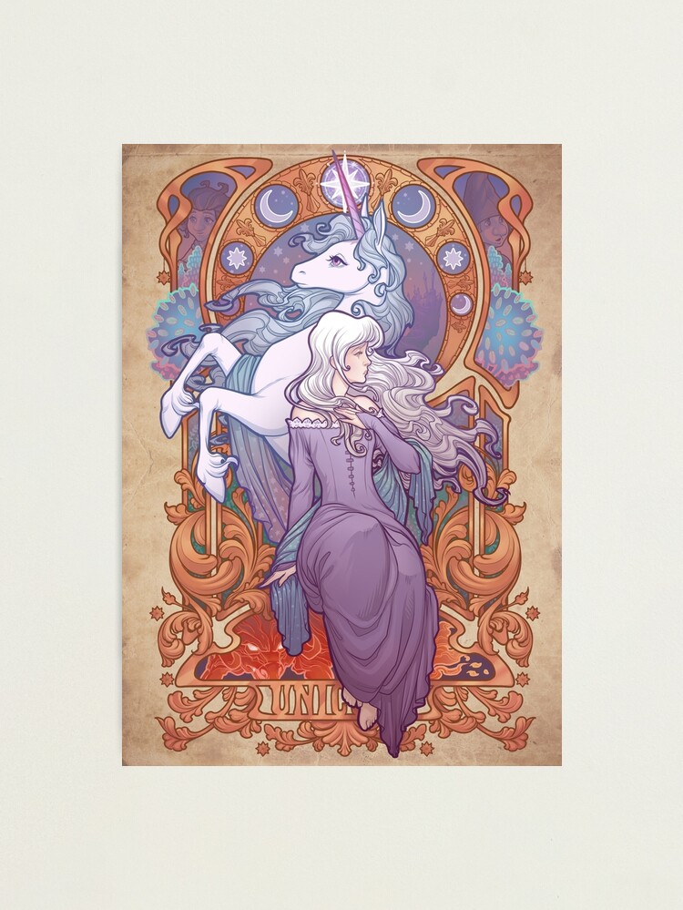 Thumbnail 2 of 3, Photographic Print, Lady Amalthea - The Last Unicorn designed and sold by Medusa Dollmaker.