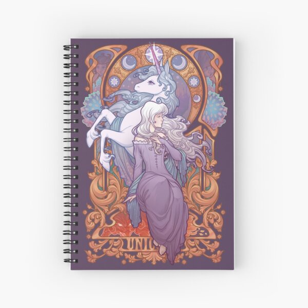 Lady Amalthea - The Last Unicorn Spiral Notebook