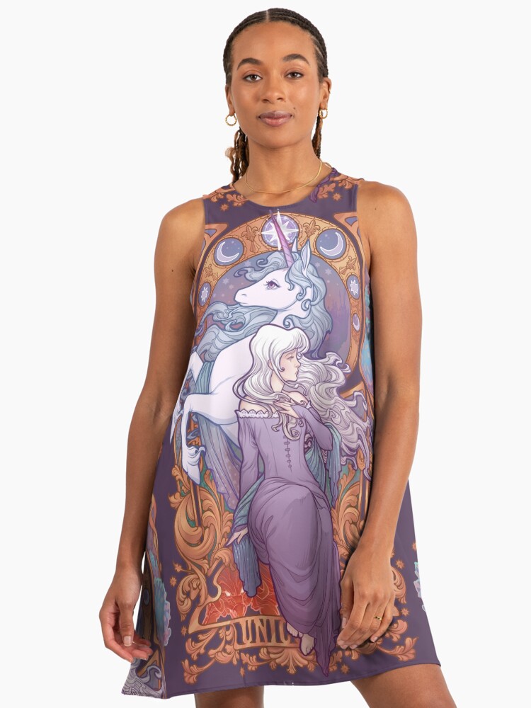 Lady Amalthea - The Last Unicorn" A-Line Dress for Sale by medusadollmaker  | Redbubble