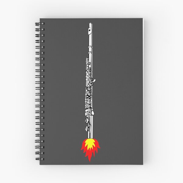 Item preview, Flute Rocket - funny flute gift idea designed and sold by HEJAshirts.