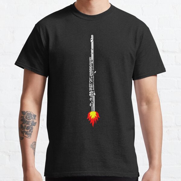 Flute Rocket - funny flute gift idea Classic T-Shirt