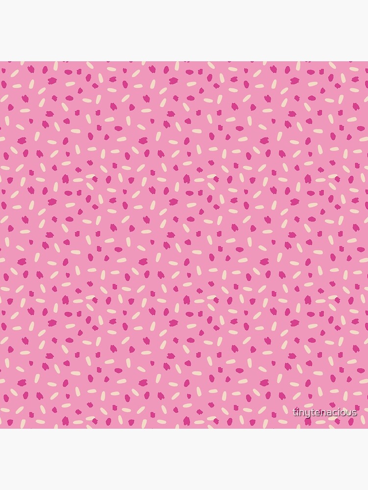 Thumbnail 4 of 4, Clock, Confetti Sprinkles in Pink designed and sold by tinytenacious.