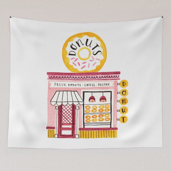 Item preview, Little Pink Donut Shop designed and sold by Van Huynh.
