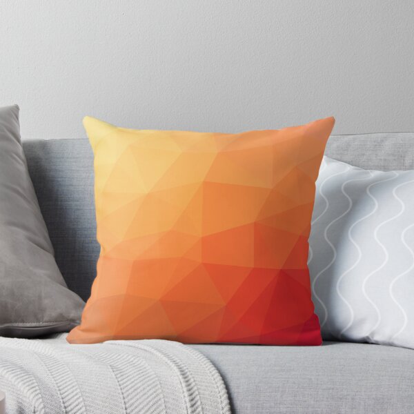 Item preview, Modern Triangle Geometric Ombre Orange Tones Pattern designed and sold by Artification.