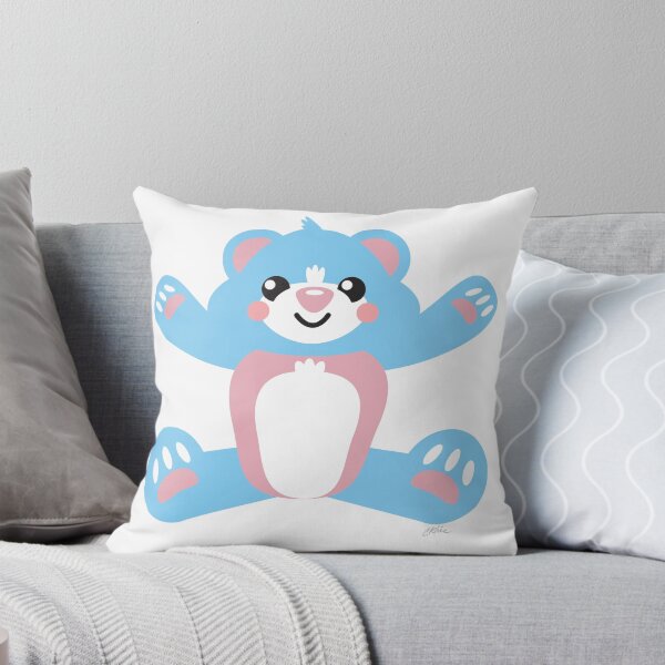 Aperçu de l'œuvre Drapeau de fierté transgenre ours créée et vendue par PrintPrince.