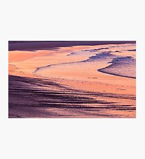 Sunset Waves Photographic Print