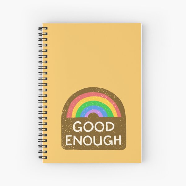 Good Enough Merit Badge Spiral Notebook